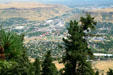Town of Golden & surrounding landscape from Lookout Mountain. CO.