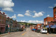 Bennett Avenue, main heritage street of Cripple Creek. Cripple Creek, CO.