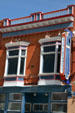 Bay windows of 419 E. Bennett Ave. now Old Chicago Casino. Cripple Creek, CO.