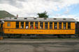 Durango & Silverton wooden Trimble passenger car 331. Durango, CO.