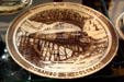 Souvenir plate of Durango Narrow Gauge Capital of the World at D&SRR Museum. Durango, CO.