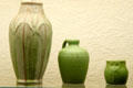 Ceramic vases by Van Briggle Pottery at Colorado Springs Pioneers Museum. Colorado Springs, CO.