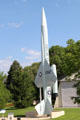 Boeing CIM-10A Bomarc surface-to-air missile at Peterson Air & Space Museum. Colorado Springs, CO.