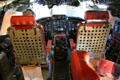 Cockpit in Lockheed EC-121T Warning Star Constellation at Peterson Air & Space Museum. Colorado Springs, CO.