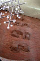 Sculpted lights & wall at Sangre de Cristo Arts Museum. Pueblo, CO.