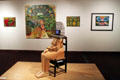 Modern art gallery at Sangre de Cristo Arts Museum. Pueblo, CO.