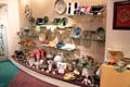 Pottery in gift shop at Sangre de Cristo Arts Museum. Pueblo, CO.
