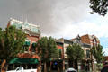 Union Ave. streetscape with Hanna, Graham-Wescott & DeRemer Blocks. Pueblo, CO.
