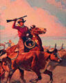 The Calle Driver painting by Arthur Roy Mitchell at A.R. Mitchell Museum of Western Art. Trinidad, CO.