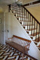 Hall stairway at Medad Stone Tavern Museum. Guilford, CT.