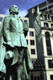 Statue of Thomas Hooker , founder of Hartford & 50 State House Square. Hartford, CT.