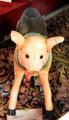 Pink pig by Fredrick Heyn from German carousel at New England Carousel Museum. Bristol, CT.