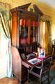 Georgian-style secretary from England at Hill-Stead Museum. Farmington, CT.