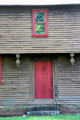 Front door & leaded window of Stanley-Whitman House. Farmington, CT.
