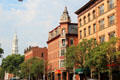 Streetscape along Main St. Hartford, CT.