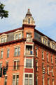 Hotel Capitol with Victorian Gothic & Second Empire styles. Hartford, CT.