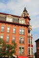 Hotel Capitol with Victorian Gothic & Second Empire styles. Hartford, CT.