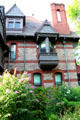 Stonework & brickwork details of Katharine Seymour Day House. Hartford, CT.