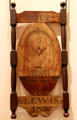 A. Lewis's Inn sign with Masonic symbols at Connecticut Historical Society. Hartford, CT.
