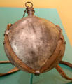 Civil War tin canteen at Connecticut Historical Society. Hartford, CT.