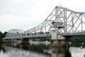 Route 82 swing bridge over Connecticut River at Haddam. East Haddam, CT.