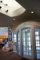 Entrance lobby of new gallery at Florence Griswold Museum. Old Lyme, CT.