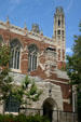 Spires of Sterling Law Building. New Haven, CT.