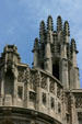 Gothic details with owls on Sterling Law Building. New Haven, CT.