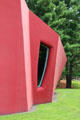Detail of Da Monsta reception center at Philip Johnson Glass House. New Canaan, CT.