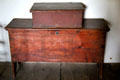 Chest & Bible box at Joshua Hempstead House. New London, CT.