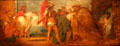 Chryseis Returning to her Father oil sketch attrib. to Benjamin West at Lyman Allyn Art Museum. New London, CT.