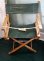 Eugene O'Neill's deck chair from his Marblehead, MA home was gift from his wife Carlotta Monterey at Monte Cristo Cottage. New London, CT.