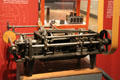 Pin-making machine at Mattatuck Museum. Waterbury, CT.