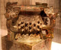 Chinese bronze food vessel at Yale University Art Gallery. New Haven, CT.