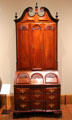 Desk & bookcase from Providence, RI made for John Brown at Yale University Art Gallery. New Haven, CT.