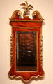 Looking glass by Thomas Aldersey of London, England at Yale University Art Gallery. New Haven, CT.