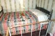 Antique bed on spot where Lincoln died. Washington, DC