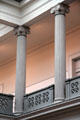 Interior balcony in Corcoran Gallery of Art. Washington, DC.