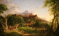 The Departure painting by Thomas Cole at Corcoran Gallery of Art. Washington, DC.
