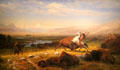 Last of the Buffalo painting by Albert Bierstadt at Corcoran Gallery of Art. Washington, DC.