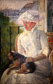 Young Girl at a Window painting by Mary Cassatt at Corcoran Gallery of Art. Washington, DC.