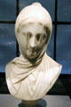 Veiled Nun marble bust by Giuseppe Groff of Italy at Corcoran Gallery of Art. Washington, DC.