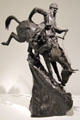 Mountain Man bronze sculpture by Frederic Remington at Corcoran Gallery of Art. Washington, DC.