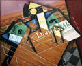 Fantômas painting by Juan Gris at National Gallery of Art. Washington, DC.