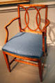 Maple armchair with ring back possibly by John Seymour & Thomas Seymour of Boston at National Gallery of Art. Washington, DC.