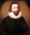 John Winthrop, governor of Massachusetts painting by unknown at National Portrait Gallery. Washington, DC.
