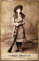 Annie Oakley photo by John Wood at National Portrait Gallery. Washington, DC.