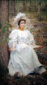 Sophie Hunter Colston portrait by William R. Leigh at Smithsonian American Art Museum. Washington, DC.