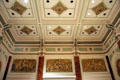 Decorative details of Great Hall of former U.S. Patent Office building, space which served as 1st National Museum & is now Smithsonian American Art Museum & National Portrait Gallery. Washington, DC.