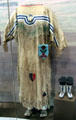 Woman's beaded dress at National Museum of the American Indian. Washington, DC.
